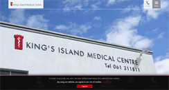 Desktop Screenshot of kingsislandmedicalcentre.ie