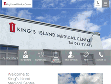 Tablet Screenshot of kingsislandmedicalcentre.ie
